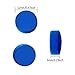 Kulannder 30 Pcs Pool Cue Tips 12mm Billiard Cue Stick Replacement Tips with Clear Box for Snooker Pool Cues (Blue Cue Tips)