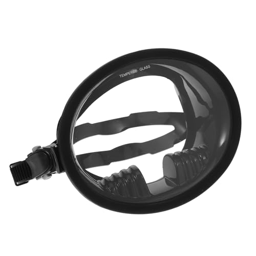 Lunettes de plongée Milisten noires en silicone de qualité