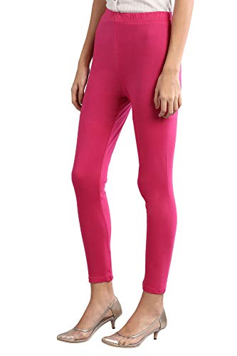 Image of Aurelia Cotton Lycra Strechable Tights for Women | Ankle Length Skinny Leggings for Women | Cotton Leggings for Women | Lycra Leggings for Women | Leggings for Women