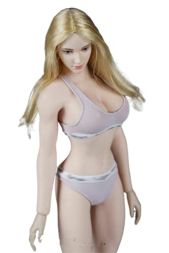 1/6 Scale Female Clothes,Female Pink Bras Underwear Clothing For 12Inch Ph Tbl Jo Seamless Action Figure Body (B) #TOP3