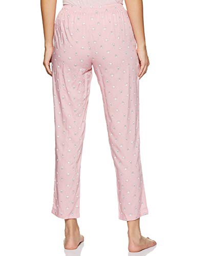 Image of Van Heusen Women's Printed Lounge Pants | Drawstrings & Side Pockets | Ultra Soft Fabric | Relaxed Fit | At home pyjamas | Everyday Comfort | Printed | Style 55306 | Available in Pack of 1 & 2