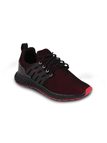 Image of Franco Leone Men Mesh Black Grey Sport Shoes