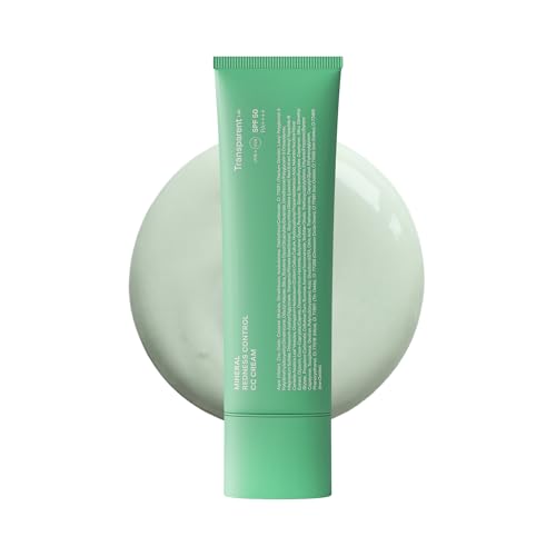 Transparent Lab Mineral Redness Control CC Cream 45 ml – Crema Facial Correctora SPF50 Mineral con Color, Exosomas de Centella y Azeloglicina, Neutraliza Rojeces, Calma Piel Sensible y Unifica el Tono