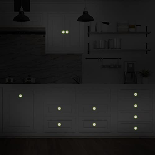 Cadeau de pendaison de crémaillère boutons de placard fluorescents - 8