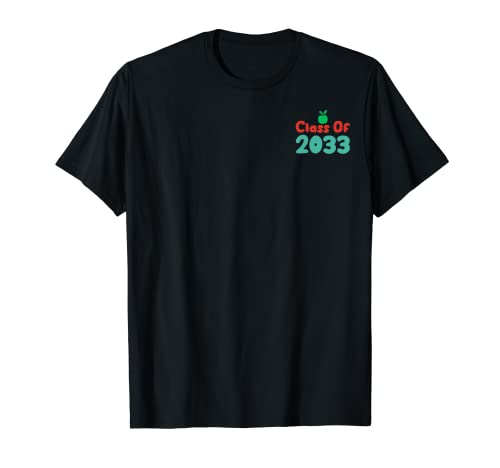 Class Of 2033 Grow With Me Schulanfang T-Shirt