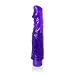Healthy Vibes 8 Inch Purple Vibrating Jelly Dong