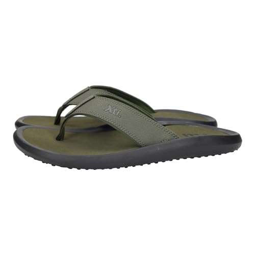 Tongs à orteils en kaki XTI 142780 pour homme : sandales légères en caoutchouc