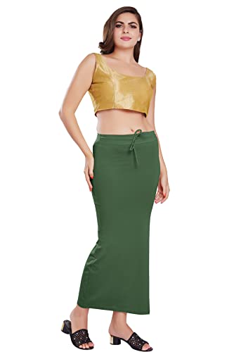 Image of RANI SAAHIBA Women's Stretchy Slim Fishcut Petticoat Cotton Shapewear