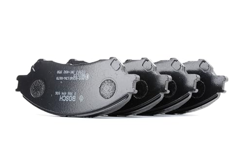 Bosch BP2052 - Pastiglie Freni Auto, Asse Anteriore - Qualità Bosch - Riduzione del Rumore e della Polvere - Certificazione ECE-R90 - Senza Rame - 1 Confezione da 4 Pastiglie