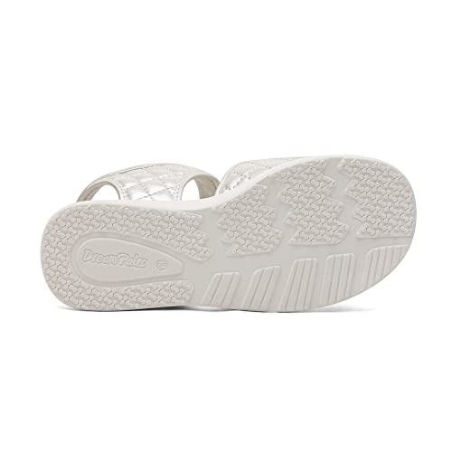 Image of DREAM PAIRS Girls Sandals Open Toe Summer Shoes with Adjustable Strap Buckle Toddler /Little Kid