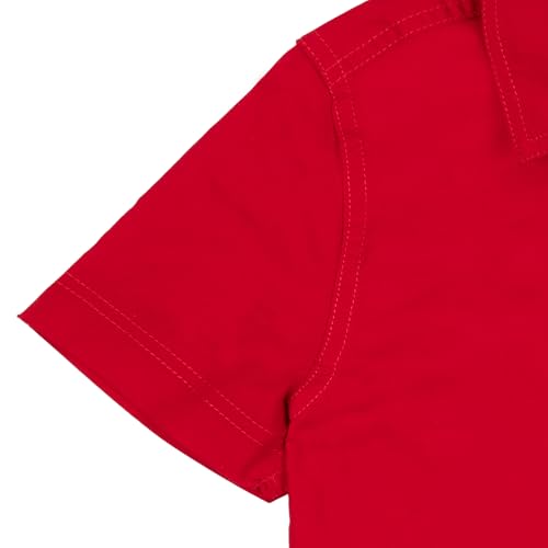Image of Under Fourteen Only Boys Shirt, 100% Cotton Half Slevees Narrow Collar Regular Fit Printed Shirts for Kids Boys.