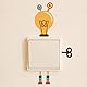 SUPERDANT 6 Stil Roboter Lichtschalter Wandaufkleber Lustiger Wandsticker Roboter Lichtschalter Wandtattoo Vinyl Wandsticker Für Kinderzimmer Wohnzimmer Kindergarten Klassenzimmer Dekorationen