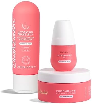 Bushbalm Shaving and Ingrown Hair 3 Step Routine – Reduce Razor B...