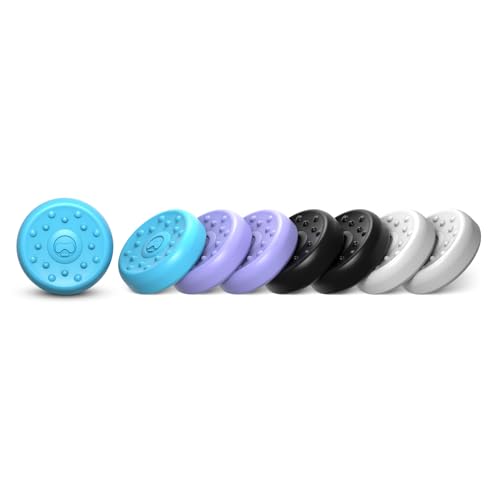 Image of KontrolFreek No-Slip Thumb Grips | Universal Edition for Nintendo Switch Pro, Switch 2, PlayStation 4, PlayStation 5, Xbox One & Xbox Series X|S Controller | 8-Pack | Lavender /Aqua /White /Black