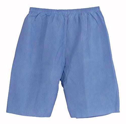Short d'examen jetable pour préserver l'intimité du patient lot de 30 bleu XL