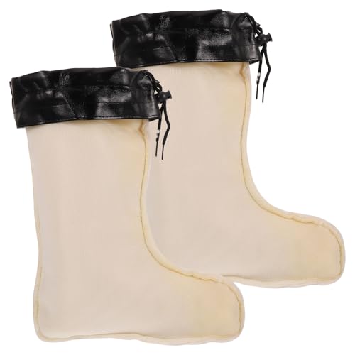 WATIIFUFU Calcetines para Botas de Lluvia para Mujer, Forros Interiores Gruesos y Desmontables Forro de Felpa Cálida, Talla 39, Calcetas Térmicas para Invierno y Protección contra Lluvia