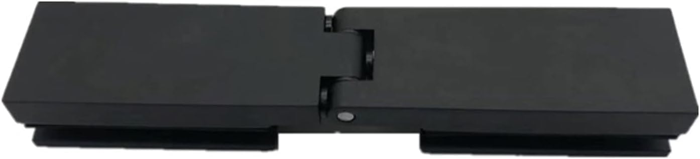 Dfhesdfd One Color Glass Door Hinges, Durable Long, Black Decorative Hinges, Household Furniture Hardware