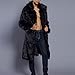 Men's Faux Fur Coat Winter Fashion Furry Fleece Trench Coat Men Winter Warm Faux Fur Overcoat Thicken Soft Jacket
