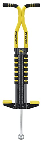 New Bounce Pogo Stick for Kids - Pogo Sticks for Ages 9 and Up, 80 to 160 Lbs - Pro Sport Edition, Quality, Easy Grip, PogoStick for Hours of Wholesome Fun (Black & Yellow)