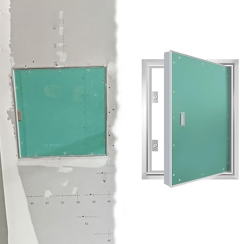 Paintable Drywall Access Panel, Flush Mounted Metal Access Door, Durable Wall Hole Cover Plate for Commercial Use, Easy Install Maintenance-Free Solution