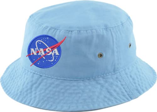 ALLNTRENDS Adult Bucket Hat NASA Embroidered Bucket Cap USA Embroidery