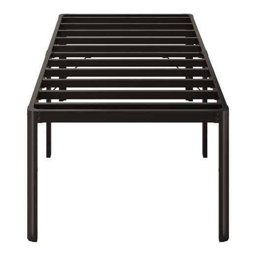 Stylish High Twin Bed Frame with Storage