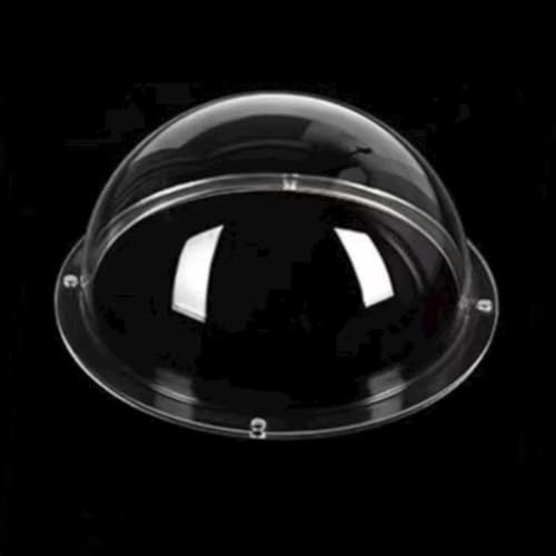 Image of LOTOWELZON 4.33 Inch Acrylic Replacement Transparent Clear Camera Dome Cover Security Camera Housing for Pet Dog Fence Window Skylight (ID110mm*H57mm /4.33 * 2.24 Inch)