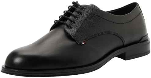 Tommy Hilfiger Herren Derby Schuhe Corporate aus Leder