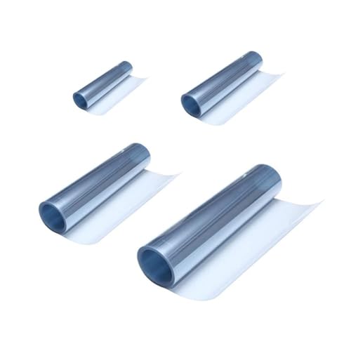 Image of KLIEN 4,6,8,10 INCHES WIDE, Clear Packaging Roll | Suitable for Boxes, Gifts, Household Items & Storage | 10 Meter Each Roll | Pack of 4