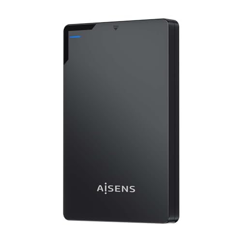 AISENS Caja Externa 2.5? 9.5mm SATA a USB 3.0/USB3.1 Gen1. Negra