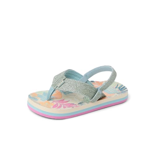 Image of REEF Girls Toddler /Little Kid Ahi Beach Flip Flop, Soft Cushion Footbed, Water Friendly