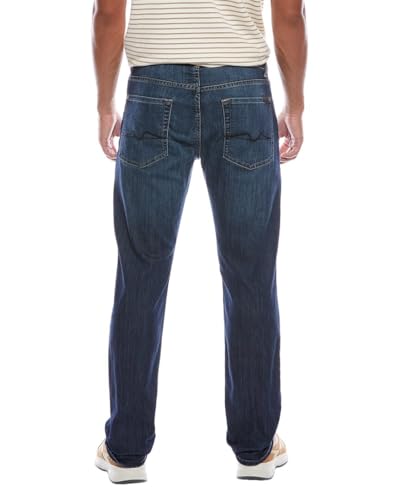 7 For All Mankind Mens The Straight Ironwood Classic Straight Leg Jean, 342
