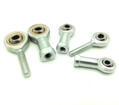 Spherical Rod Ends M5 Outer or Inner Silver Threaded Single Row Joint - (Size: M5Inner)