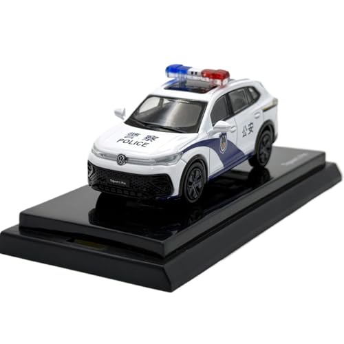 Voiture de police Tiguan L Pro 1 64 modèle réduit métal injecté jouet statique Volkswagen SAIC