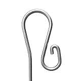 Pflanzstab Edelstahl - rostfrei | 80 cm | Optimal als Pflanzenstütze | Metall Rankhilfe für Zimmerpflanzen, Balkon und Garten | langlebige, dekorative Blumenstütze