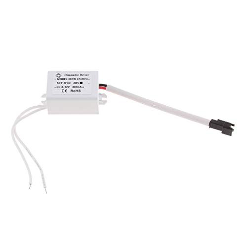 B Blesiya LED Trafo DC 3-12V 300mA 3x1W Netzteil dimmbar Treiber Transformator für LED Downlights