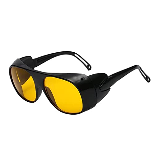 Lunettes de soudage Milageto pour soudage et découpe, jaunes