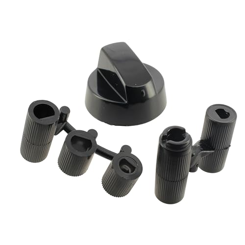 Bouton universel noir multi-axes pour Cuisiniere