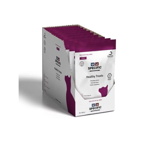 SPECIFIC FT-H Healthy Treats | 10 x 50 g | Snack per gatti | Con pesce fresco