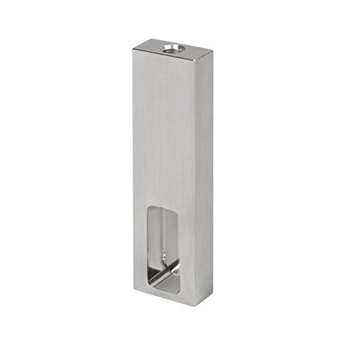 gedotec ESTANTES DE ROPA BARRA DE ARMARIO 1000mm anguloso - MODELO NANO TUBO DE ARMARIO Acero Inoxidable Tubo de mueble 25 x 10mm möbelstange para armario CALIDAD DE MARCAS PARA SU SALA DE ESTAR
