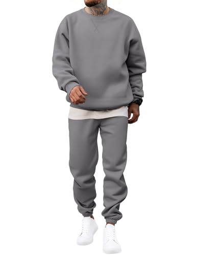 JMIERR Track Suits Set 2 Piece Airport Couple Outfits Long