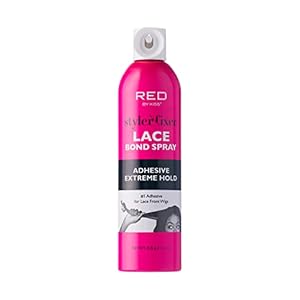 Red by Kiss Hair Glue Spray Adhesiv...