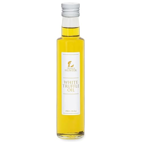 TruffleHunter – Aceite de Trufa Blanca – Aceite de Oliva Virgen Extra para Cocinar y Sazonar – 250 ml
