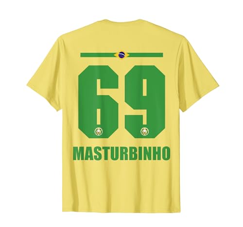 Maillot de Brasil Sauf para hombre, diseño de Masturbinho Camiseta