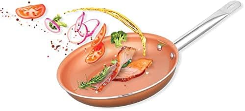 Comparison: Best Copper Infused Pans 8 EUROSTAR EC2330 12" Non-Stick Ceramic-Infused Copper Cookware