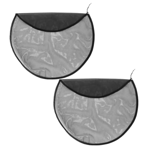 Toyvian 2pezzi Copertura Per Barile Pioggia Copertura Protettiva in Rete Per Secchio Design Leggero e Portatile Impedisce Foglie e Detriti Facile Installazione Senza Strumenti Adattabile