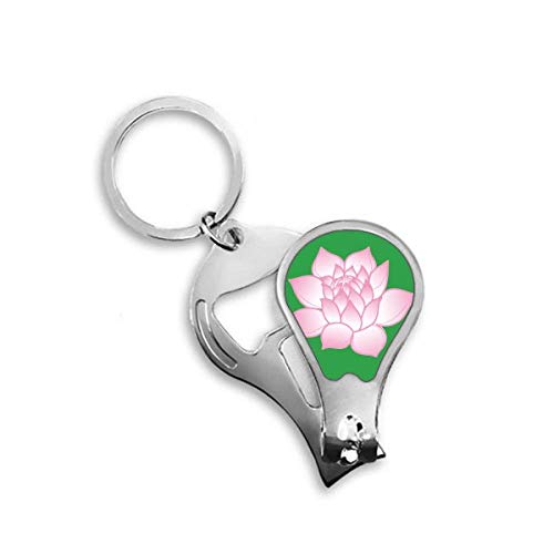 Coupe-ongles de pieds lotus rose aux finitions soignées et élégantes