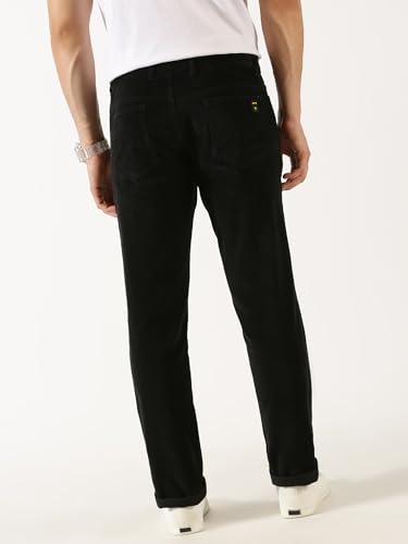 Image of Thomas Scott Men Mid Rise Slim Fit Corduroy Chino Pants