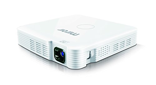 Miroir MP60 Pocket Projector, LED LAMP, Handheld Mini Projector with Built-in Rechargeable Battery