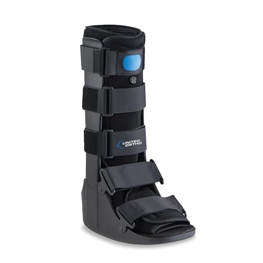 United Ortho Air Cam Walker Fracture Boot, Small, Black